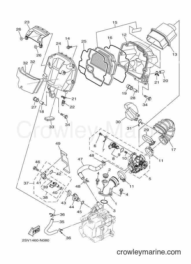 Yamaha Motors AL125FX (2SVA) [010] - INTAKE
