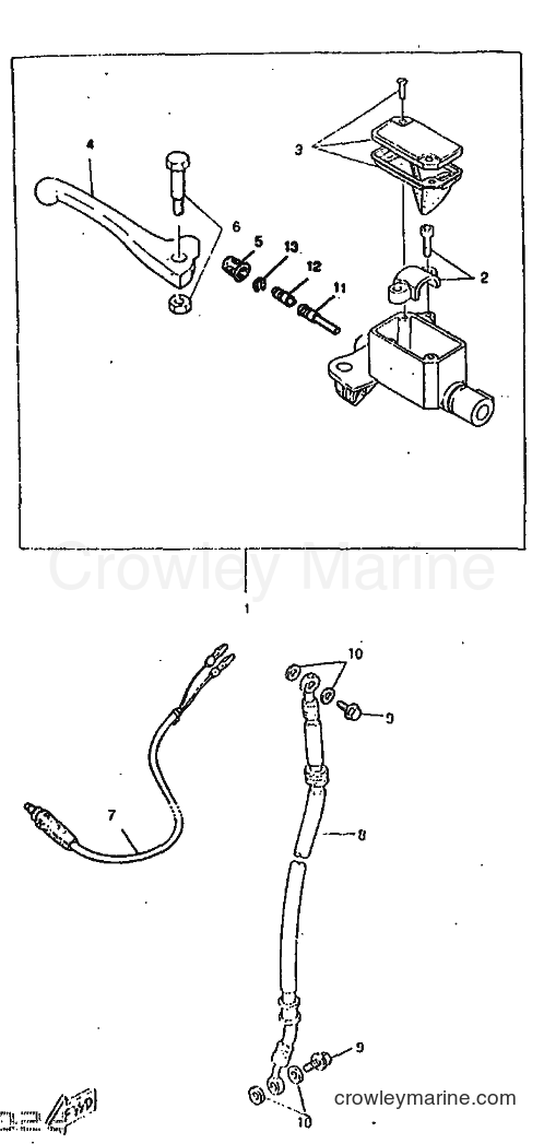 1998 Scooter CW50RSP - CW50RSP (4WK5) [010] - M. CYLINDER FOR DISK BRAKE