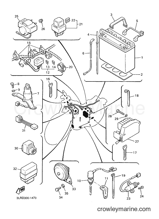 Yamaha Motors VMX12 (3LRD) [010] - ELECTRICAL 2