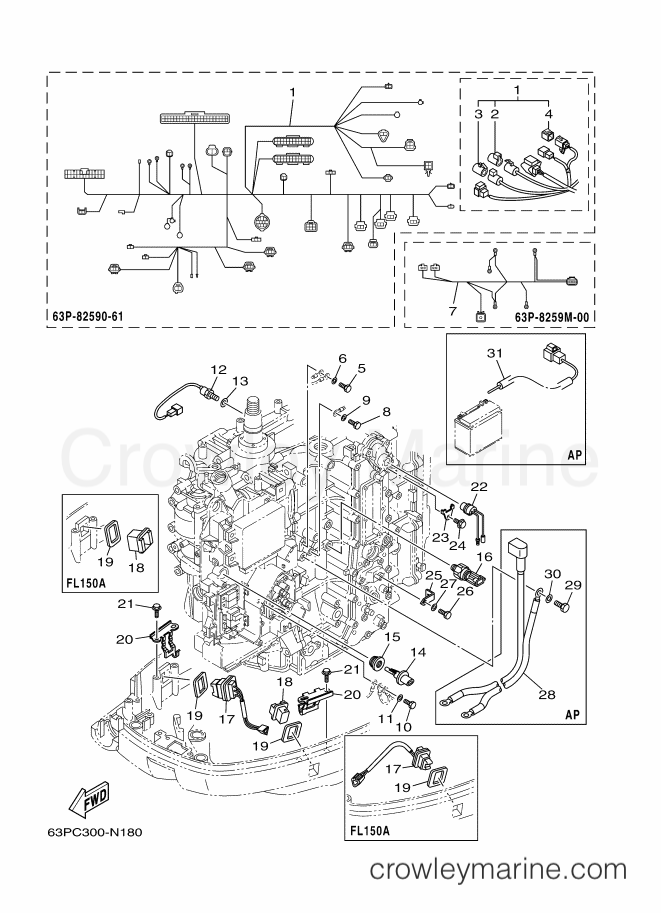 Yamaha Motors FL150AET (64PC) [090] - ELECTRICAL 3
