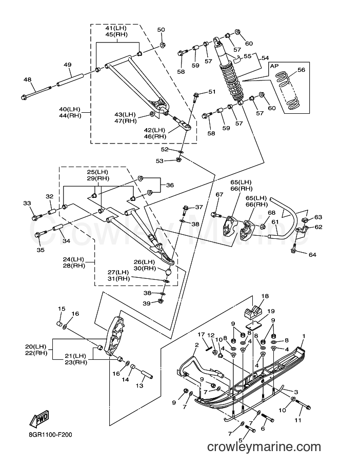 2007 Snowmobile RT50MP - RT50MP (8GR1) [020] - SKI