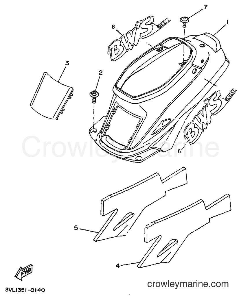 1992 Scooter CW50 - CW50 (4CA3) [999] - FENDER