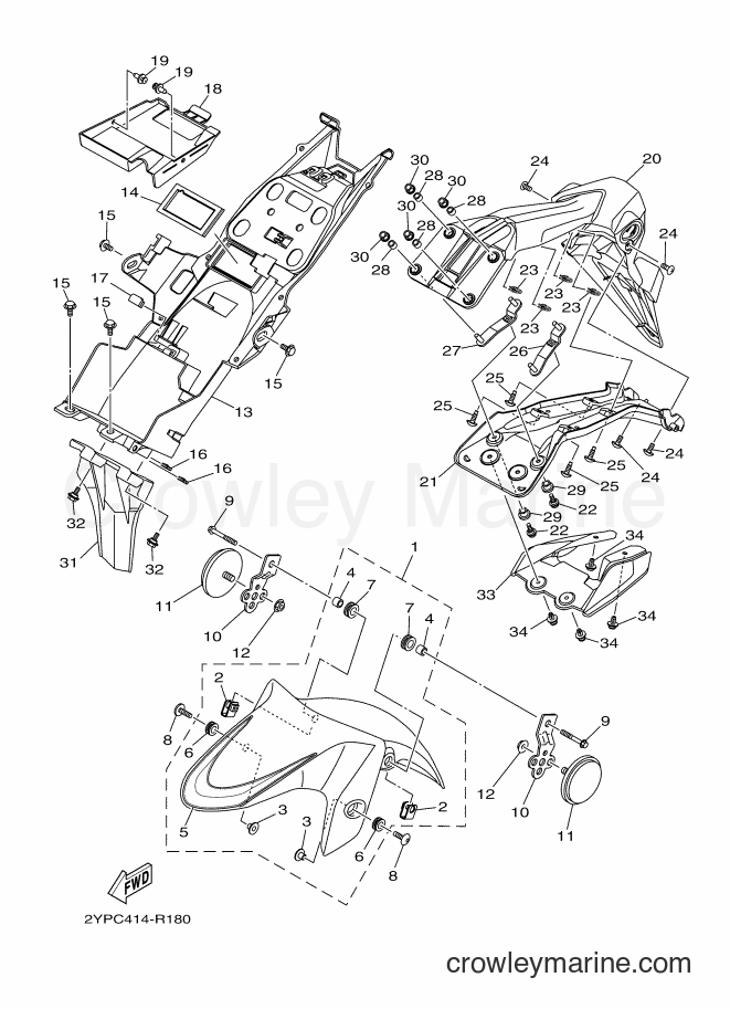 2016 Sport Bike YZF-R3 - YZF-R3 (2YPB) [010] - FENDER