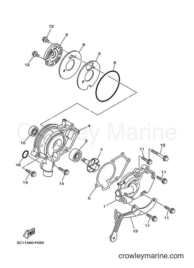 2014 Street Bike FZ150 - FZ150 (2SD2) [010] - WATER PUMP