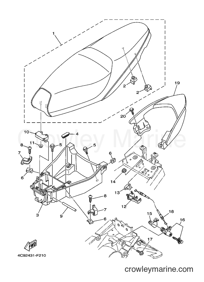2009 Scooter AL115S - AL115S (4C9A) [010] - SEAT