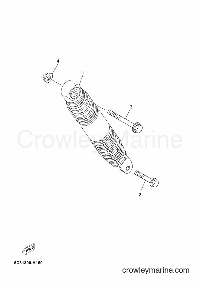 Yamaha Motors YN50F (5C35) [040] - REAR SUSPENSION