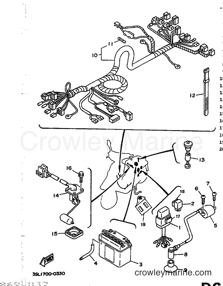 Yamaha Motors CW50 (4CA2) [999] - ELECTRICAL 2