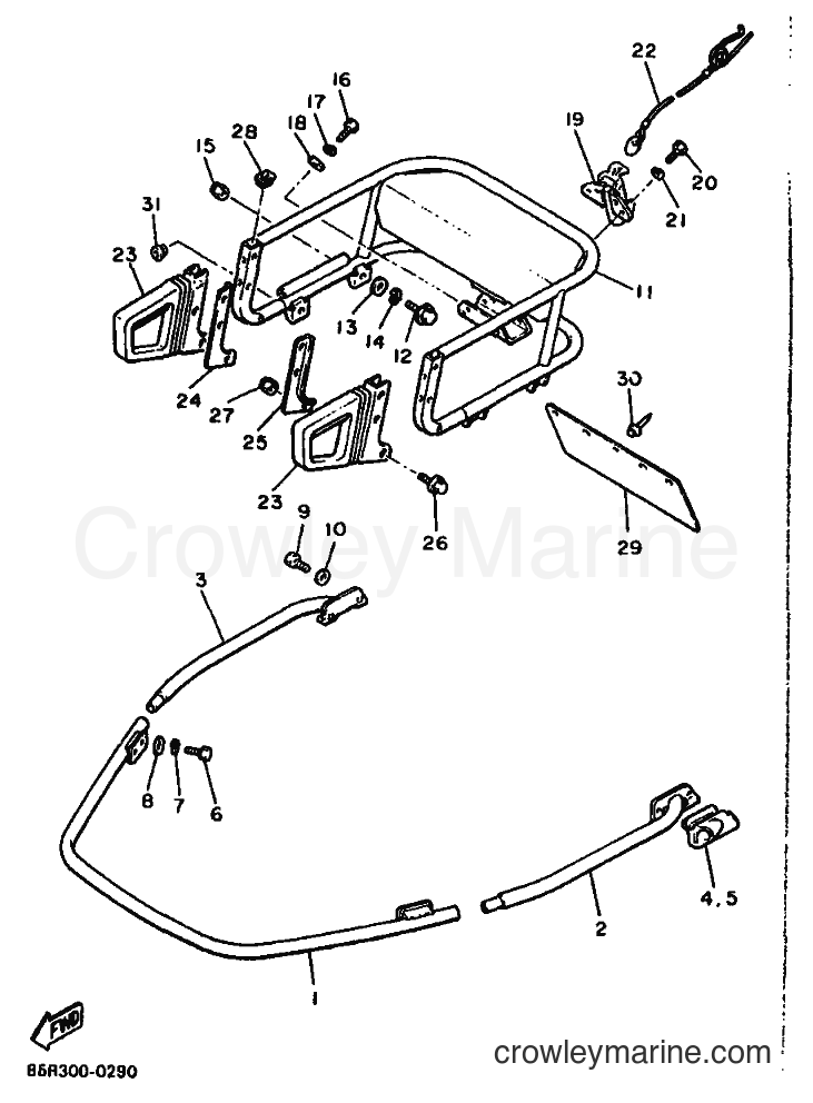 1991 Snowmobile VK540 - VK540 (85R3) [010] - BUMPER