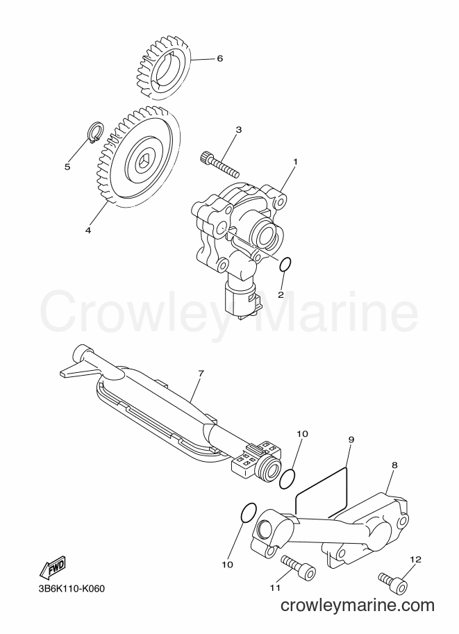 Yamaha Motors XVS650A (1BFE) [010] - OIL PUMP