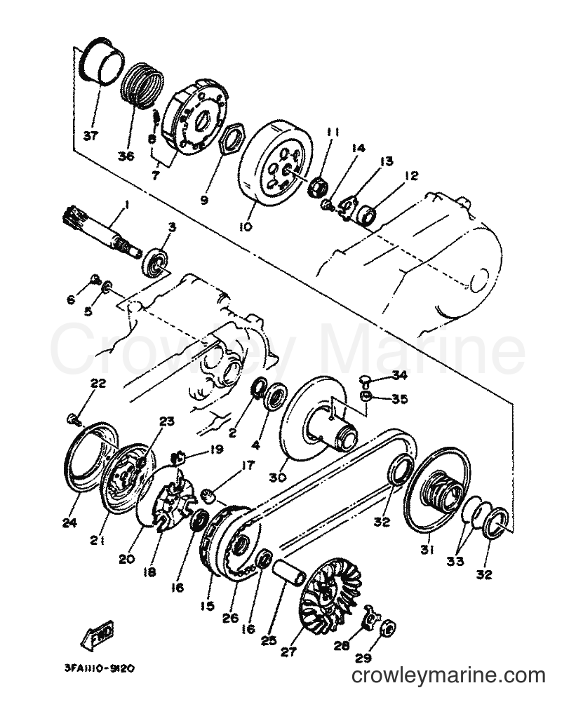 Yamaha Motors YFA1 (3FA4) [010] - CLUTCH