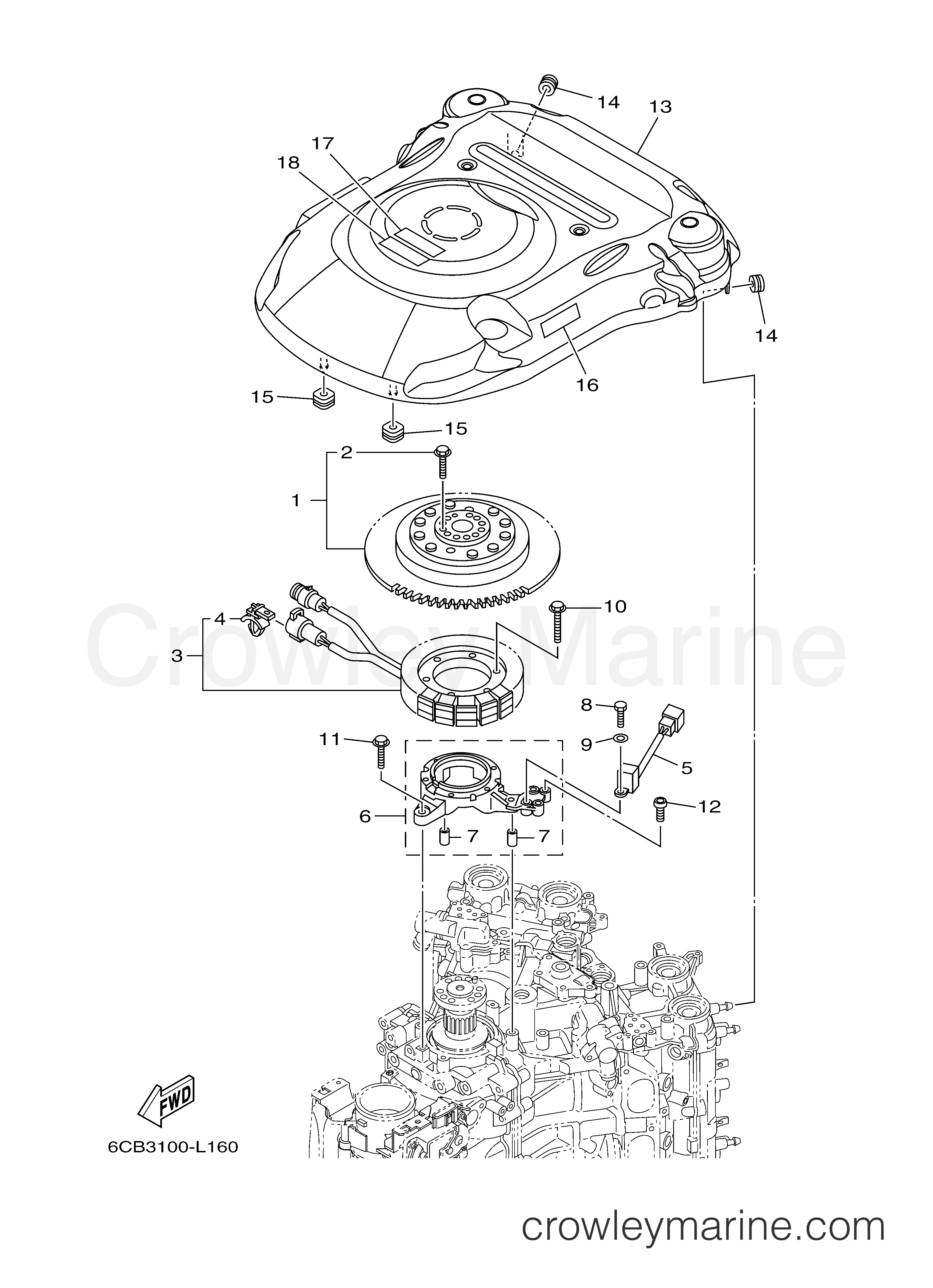 Yamaha Motors VF225LA - GENERATOR
