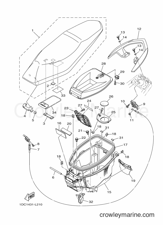 2012 Scooter AT125F - AT125F (1DC2) [010] - SEAT