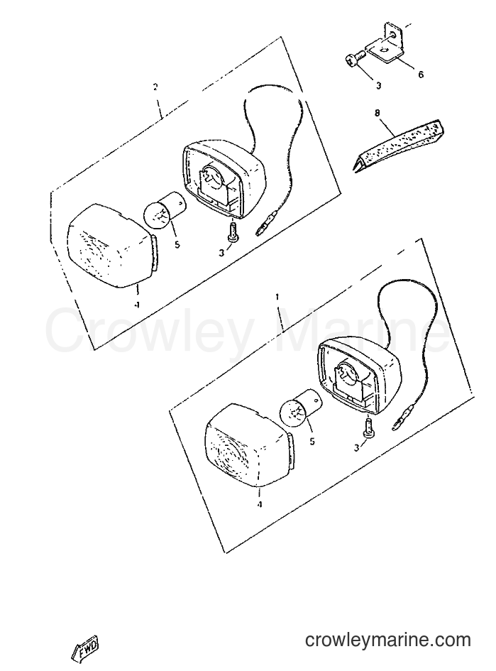 1996 Scooter CW50 - CW50 (4VV2) [999] - FLASHER LIGHT