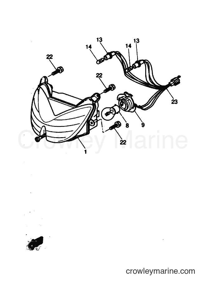 Yamaha Motors YQ50 (5DR2) [010] - HEADLIGHT