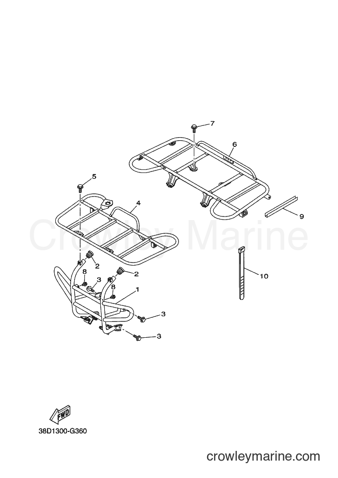 Yamaha Motors YFM350A (38D4) [030] - GUARD