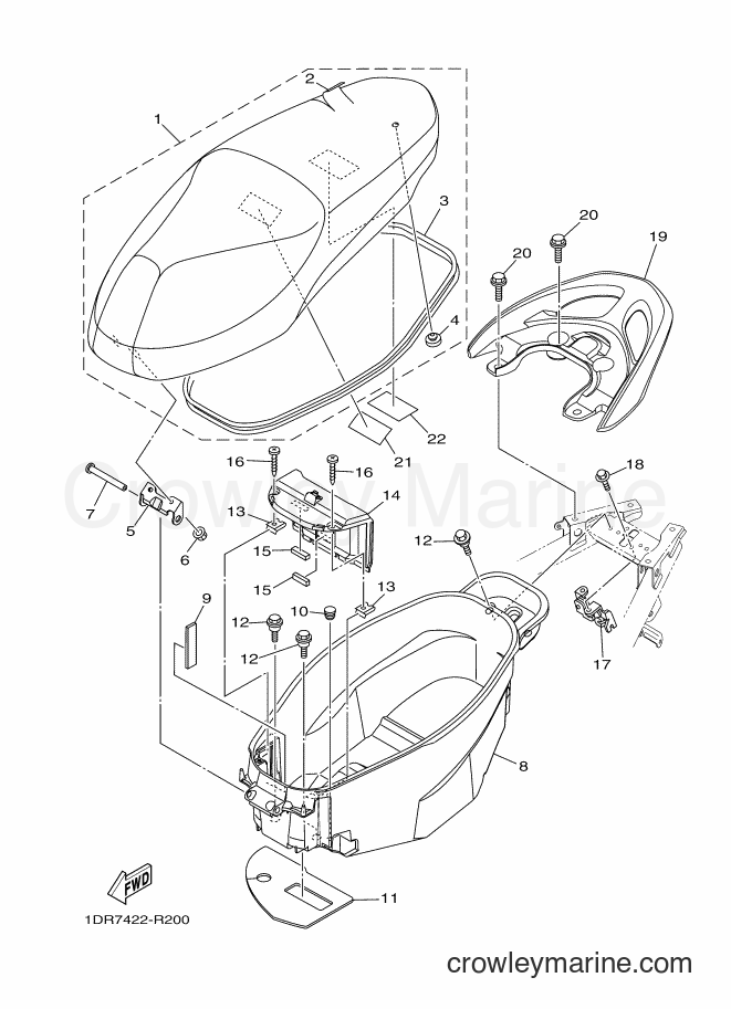 2016 Scooter XC115S - XC115S (1DR7) [010] - SEAT