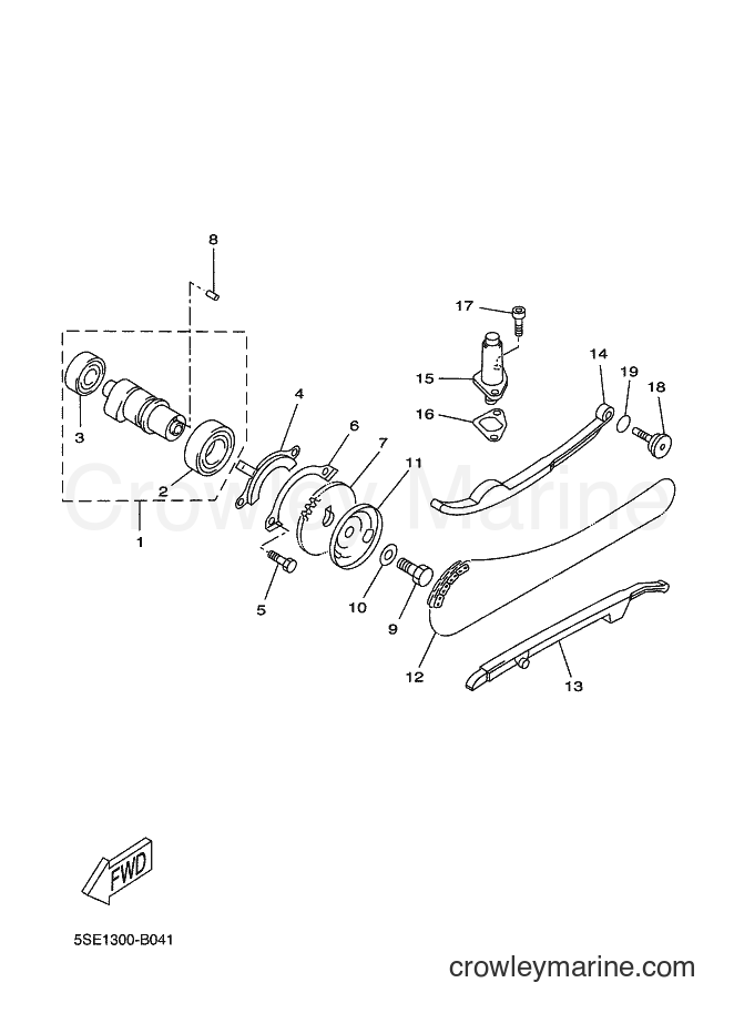 2004 Scooter VP300 - VP300 (1S61) [070] - CAMSHAFT & CHAIN