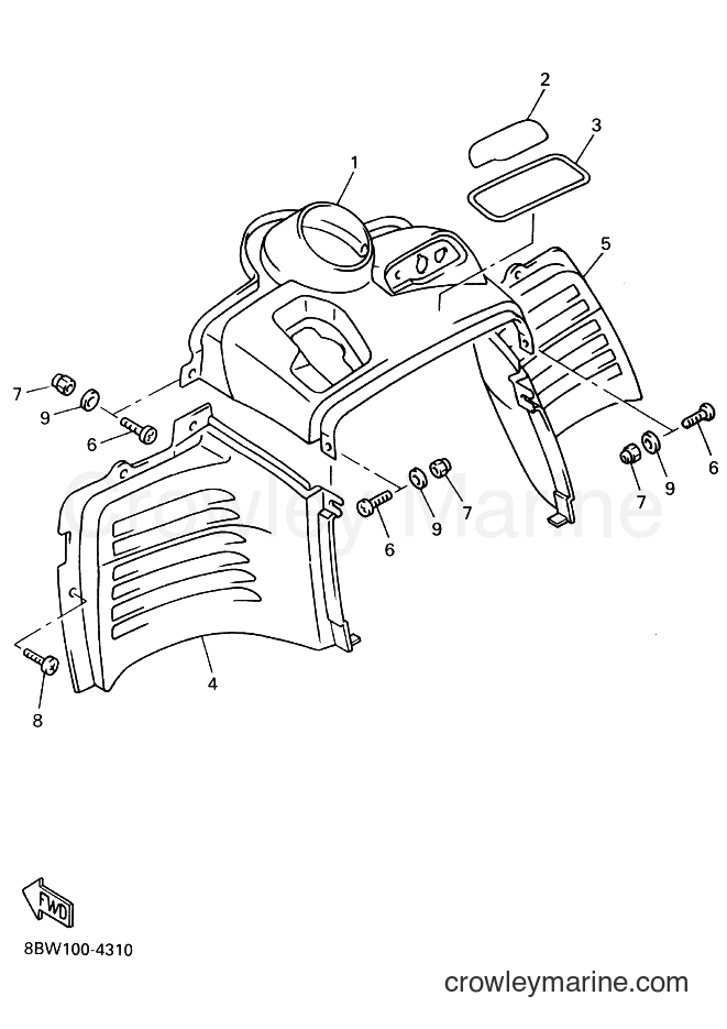 Yamaha Motors VX750ST (8BX1) [010] - INSTRUMENT PANEL