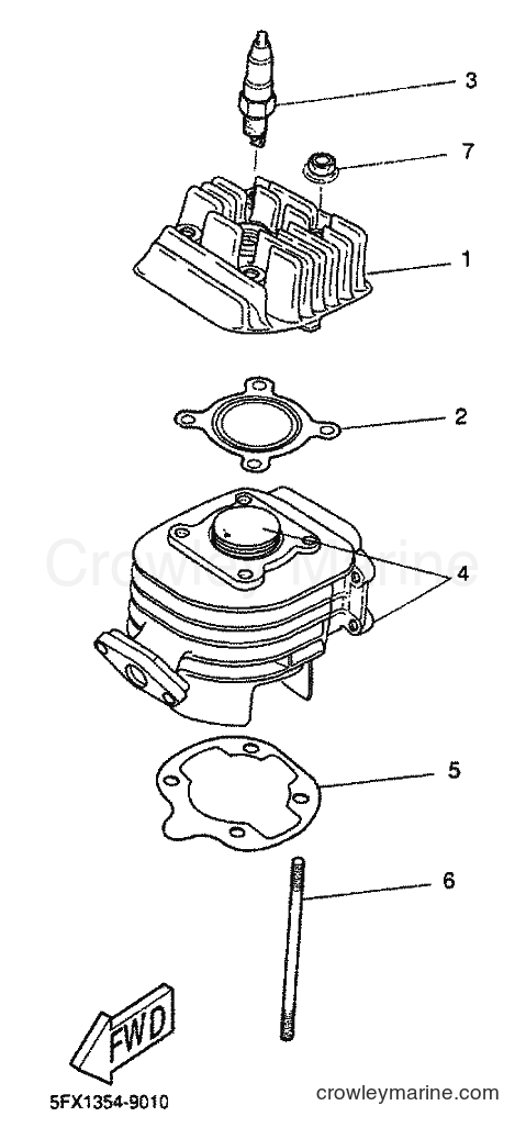 2000 Scooter CW50 - CW50 (5MS1) [999] - CYLINDER