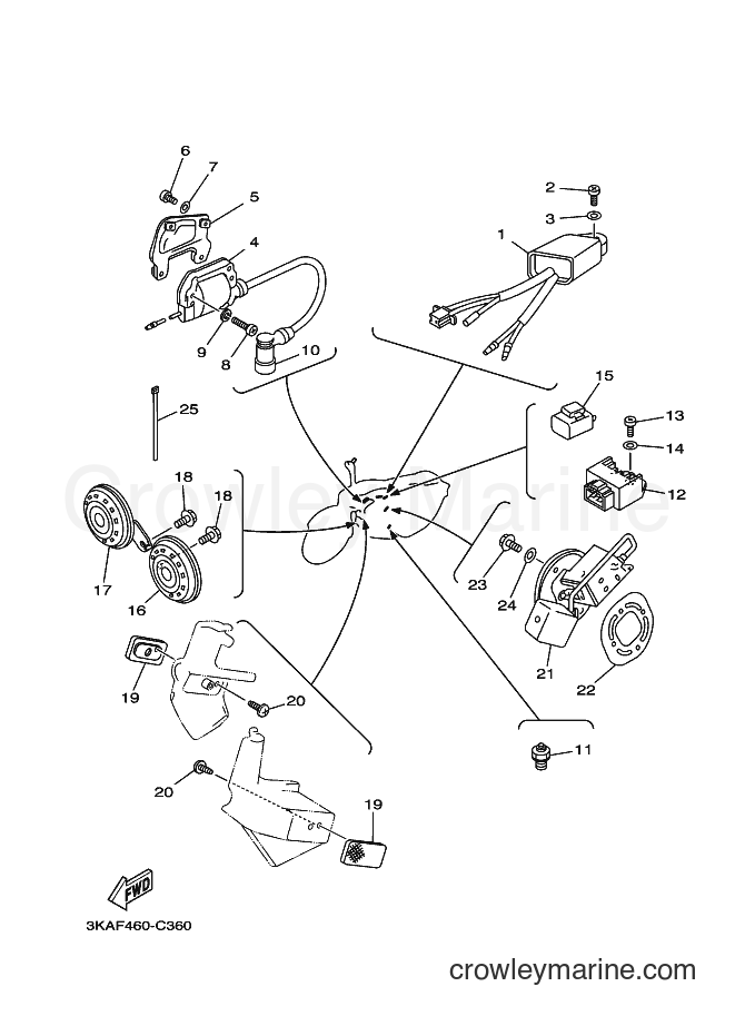 2004 Street Bike RX-K - RX-K (3KAF) [010] - ELECTRICAL 1