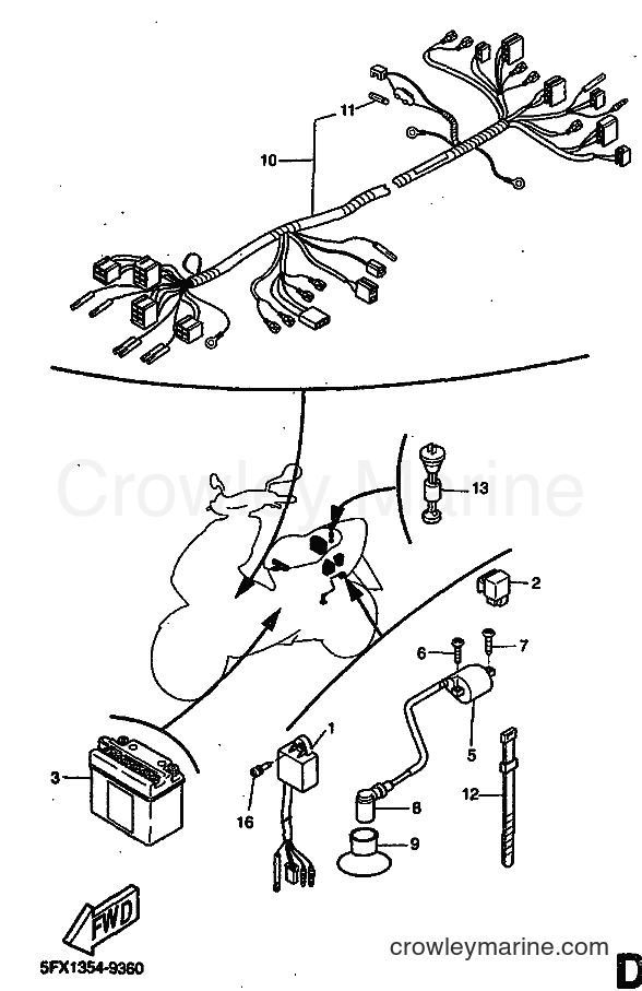 1999 Scooter CW50RS - CW50RS (5FX7) [010] - ELECTRICAL 2