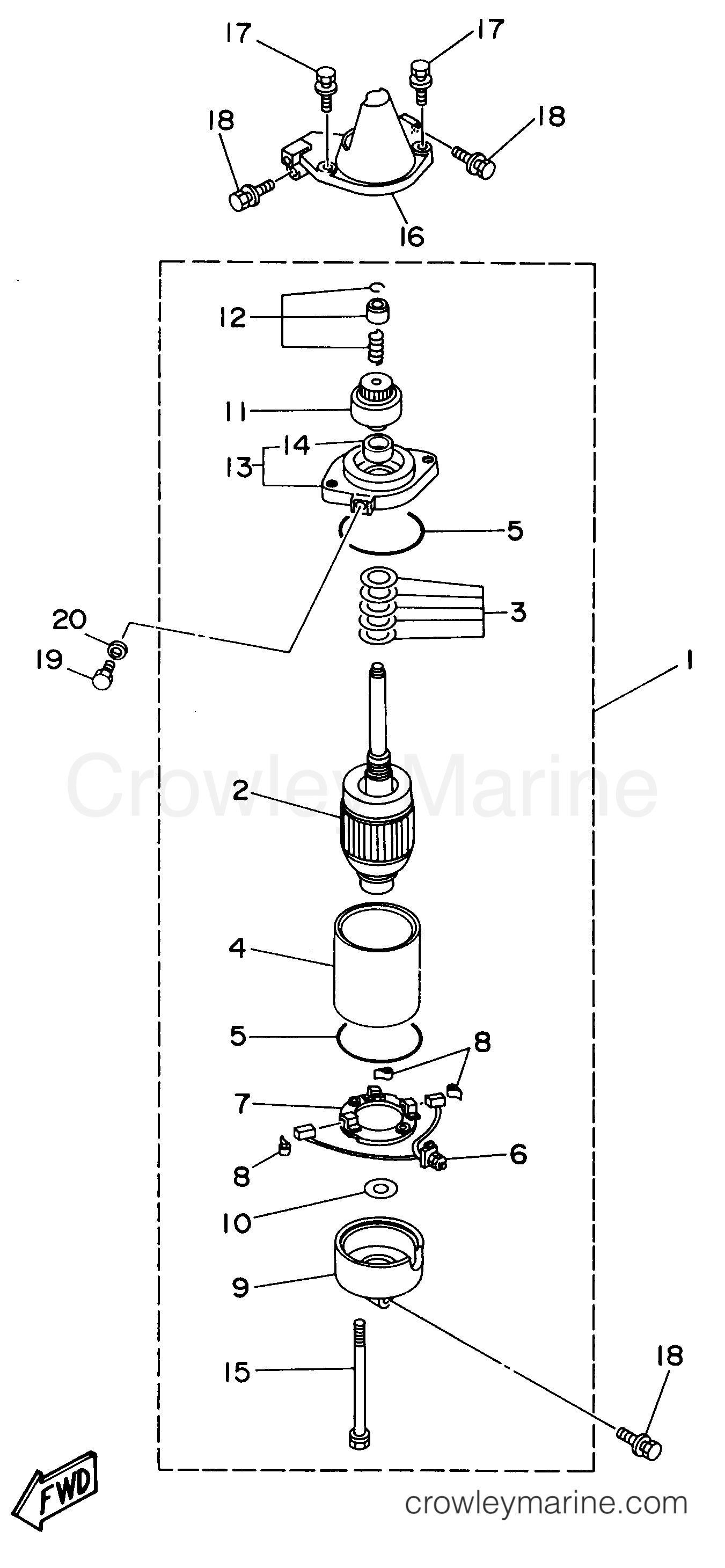 Yamaha Motors C115TXRU - STARTING MOTOR