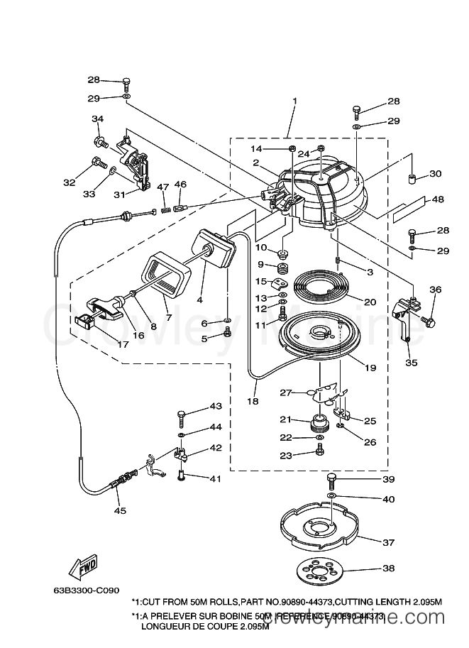 Yamaha Motors 40VMHOS (63B3) [080] - STARTER