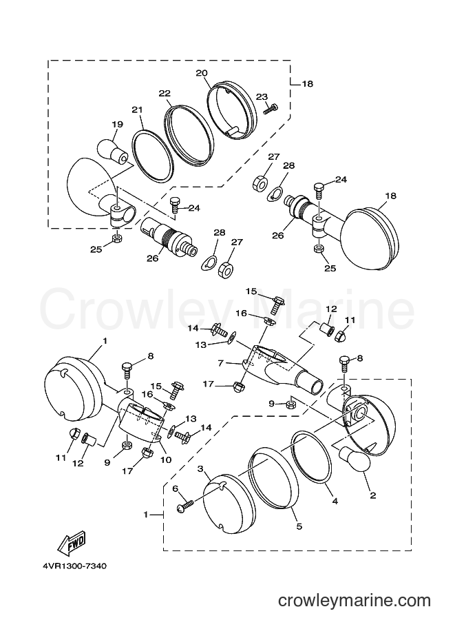 Yamaha Motors XVS650 (5EW1) [01A] - FLASHER LIGHT