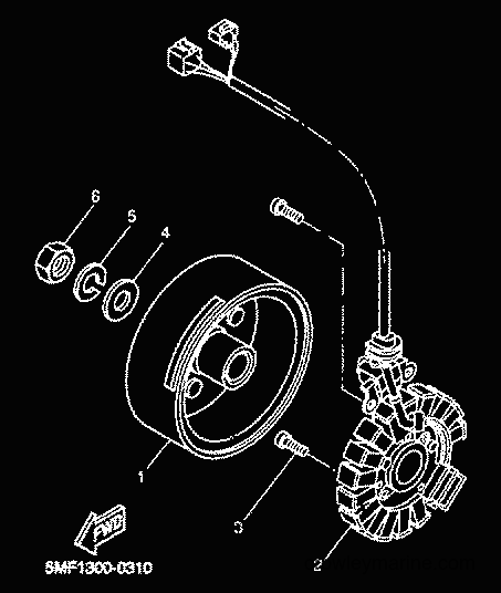 Yamaha Motors XN125 (5MF1) [050] - GENERATOR