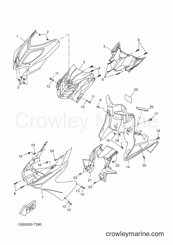 Yamaha Motors NS50F (1GB5) [090] - LEG SHIELD