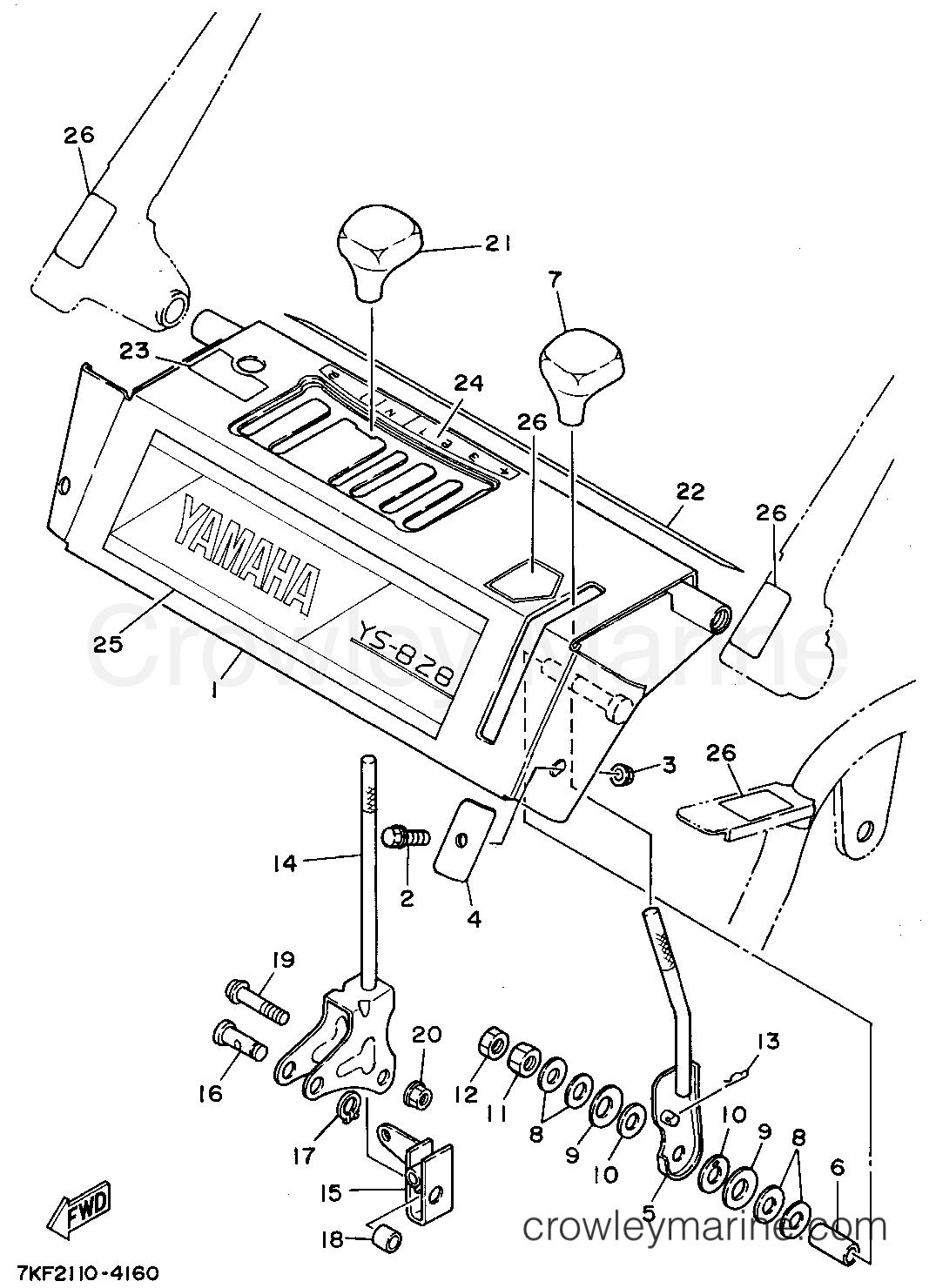 Yamaha Motors YS828TEC - CONTROL BOX