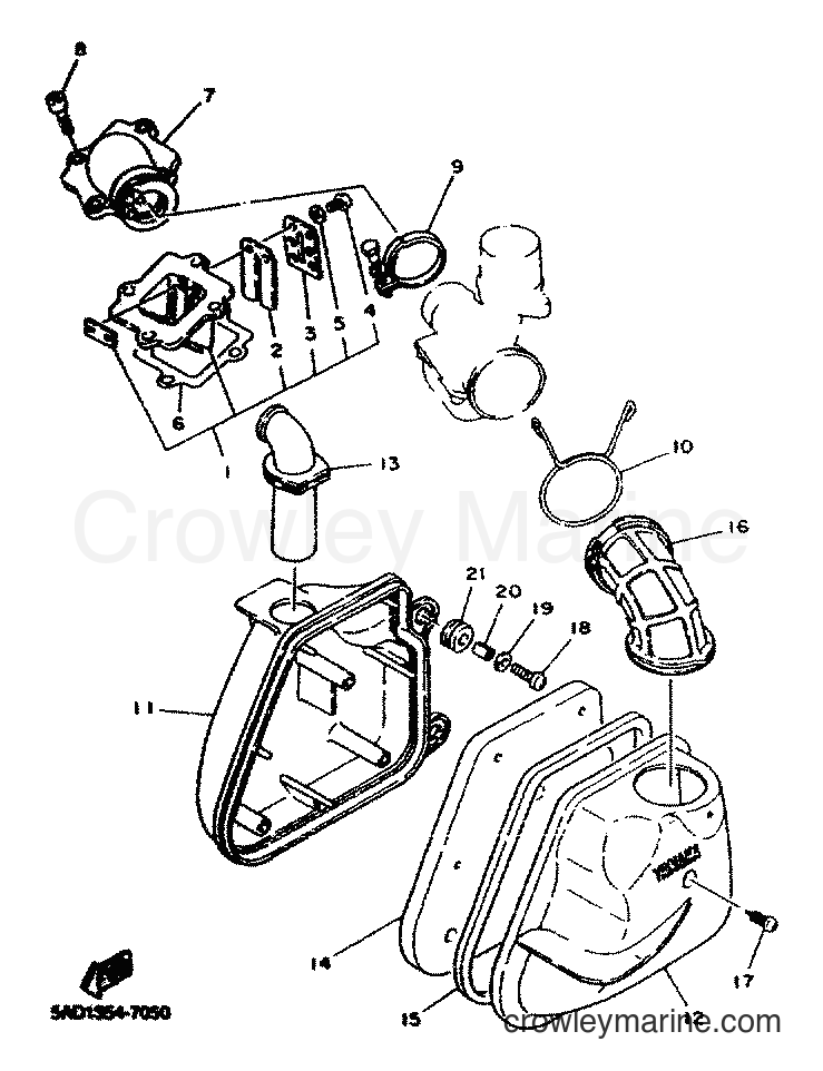 Yamaha Motors YN50 (5MR9) [010] - INTAKE