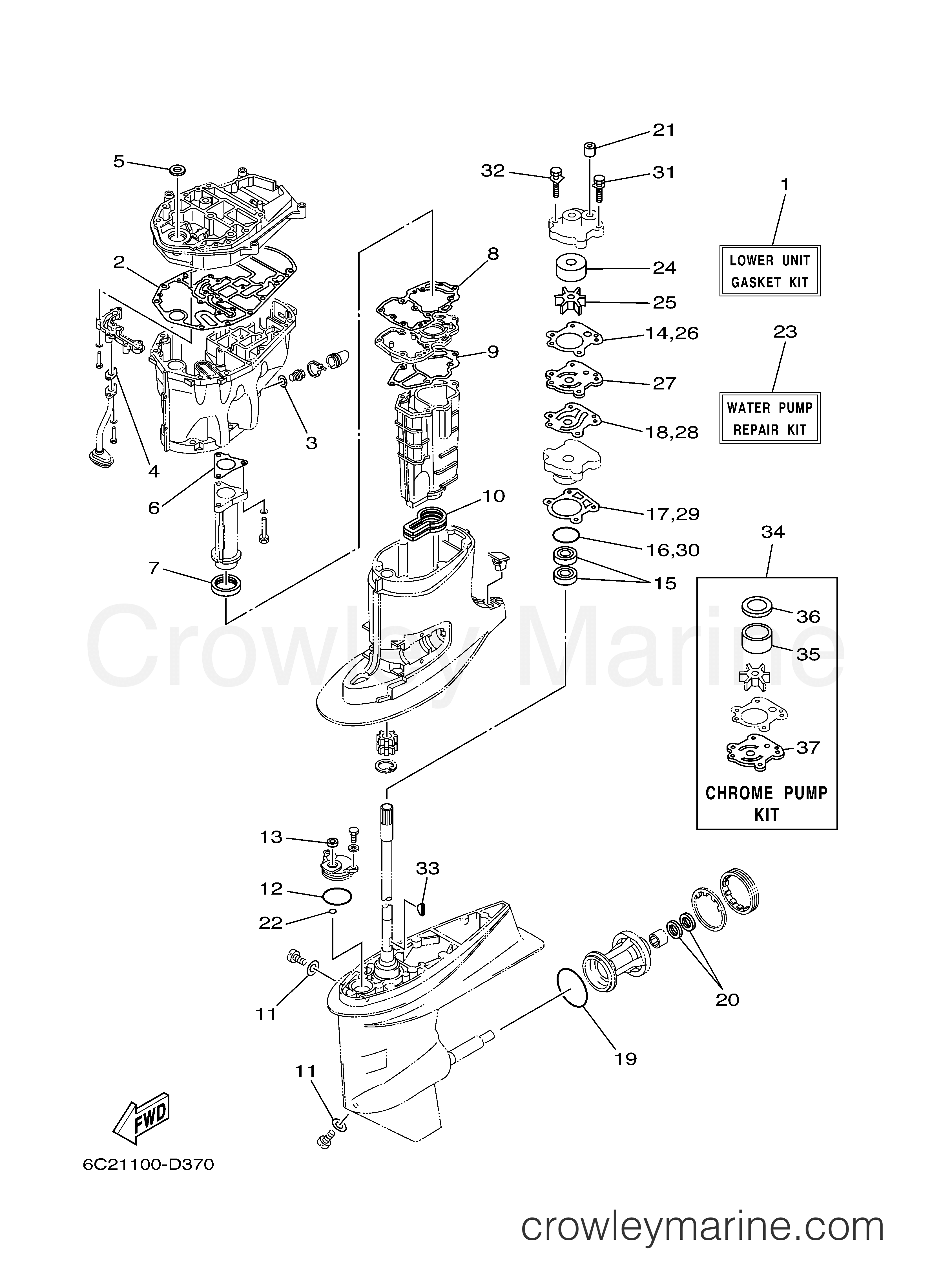 Starter Motor For Yamaha Outboard T60TLR – Replaces 6C5-81800-00-00, Fits Multiple Marine Engines