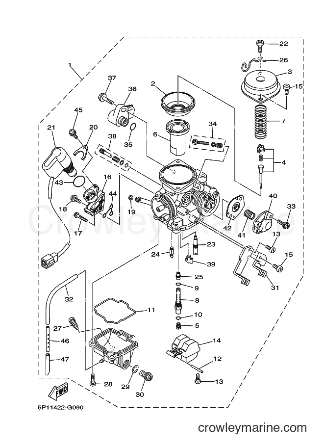 2009 Scooter AT135 - AT135 (5P14) [010] - CARBURETOR