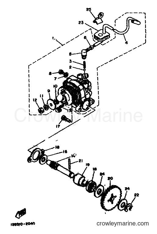 Yamaha Motors RD80 (12G) [999] - OIL PUMP