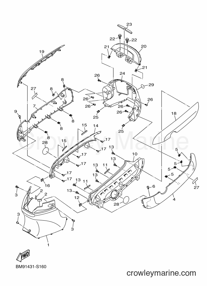 Yamaha Motors LTV125-A (BM93) [010] - SIDE COVER
