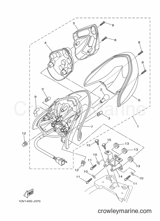 Yamaha Motors T115SEC (31B6) [010] - TAILLIGHT