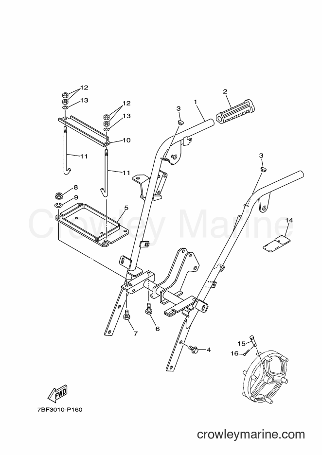 2016 Snowblower YT1390EX - YT1390EX (7BF3) [010] - STEERING LINK