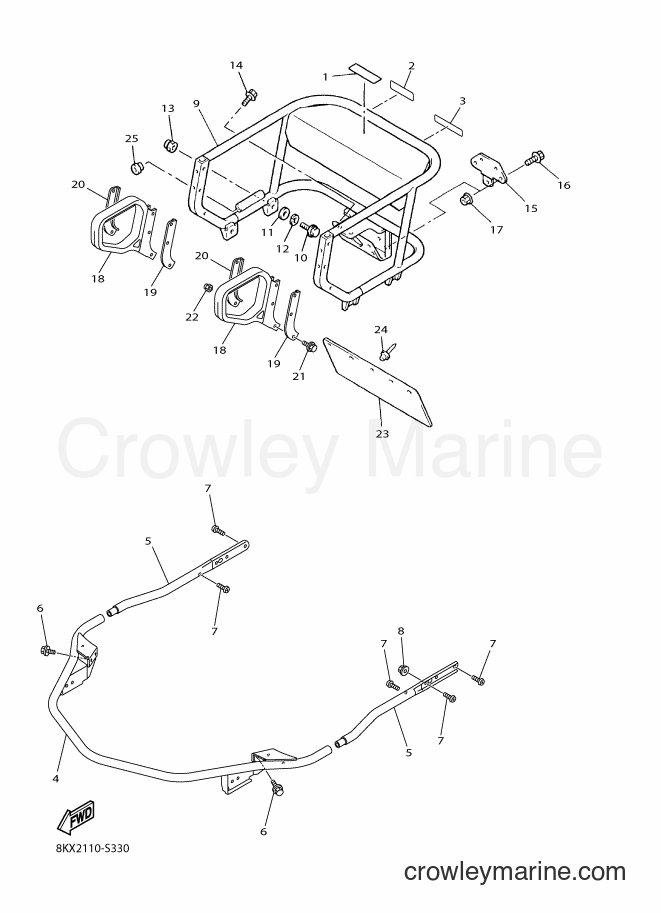 2019 Snowmobile VK540F - VK540F (8KX6) [020] - BUMPER