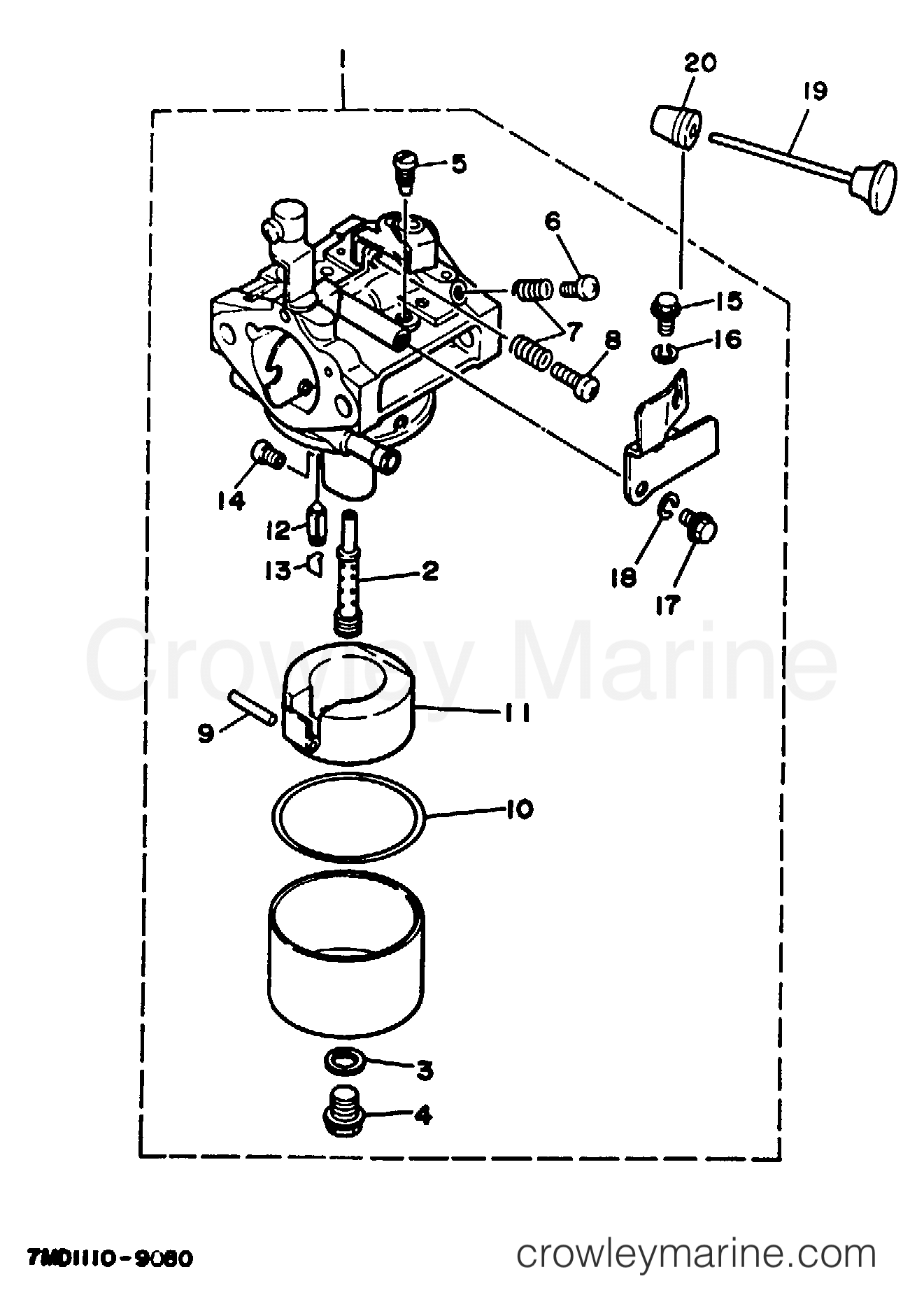 Yamaha Motors YG600DE - CARBURETOR YG600D