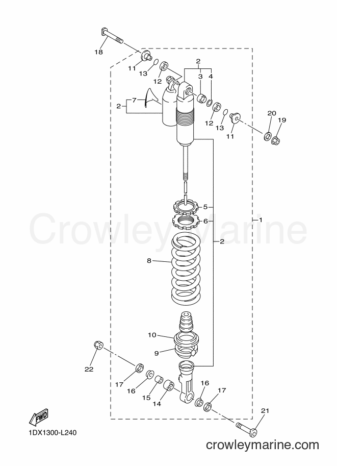 2014 Dirt Bike WR450F - WR450F (1DXA) [010] - REAR SUSPENSION