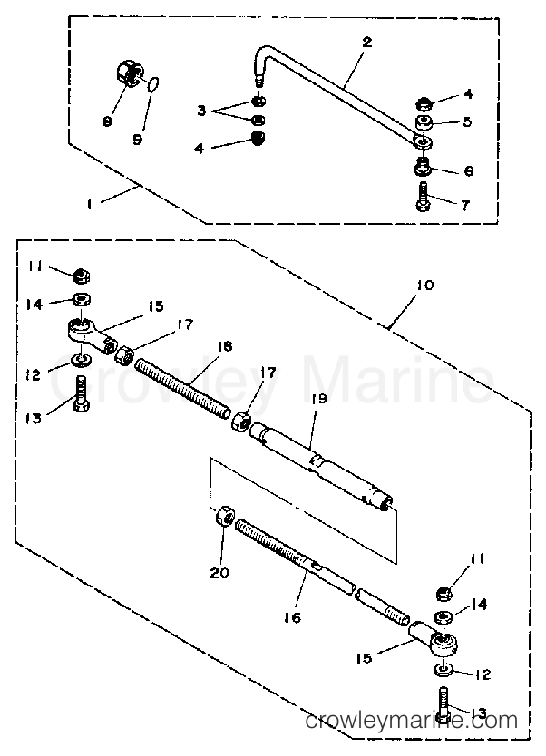 Yamaha Motors L150ETXH - STEERING GUIDE ATTACHMENT
