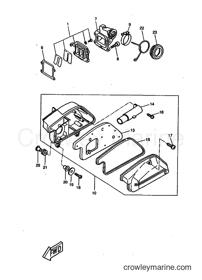 1999 Scooter CW50 - CW50 (4VVR) [010] - INTAKE