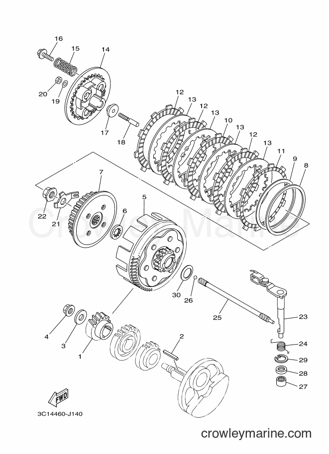 Yamaha Motors FZ150 (3C15) [010] - CLUTCH
