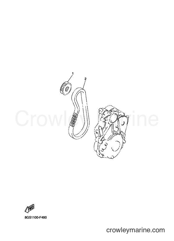 2007 Snowmobile VK10D - VK10D (8GS2) [030] - ALTERNATE DRIVE SETTING 2