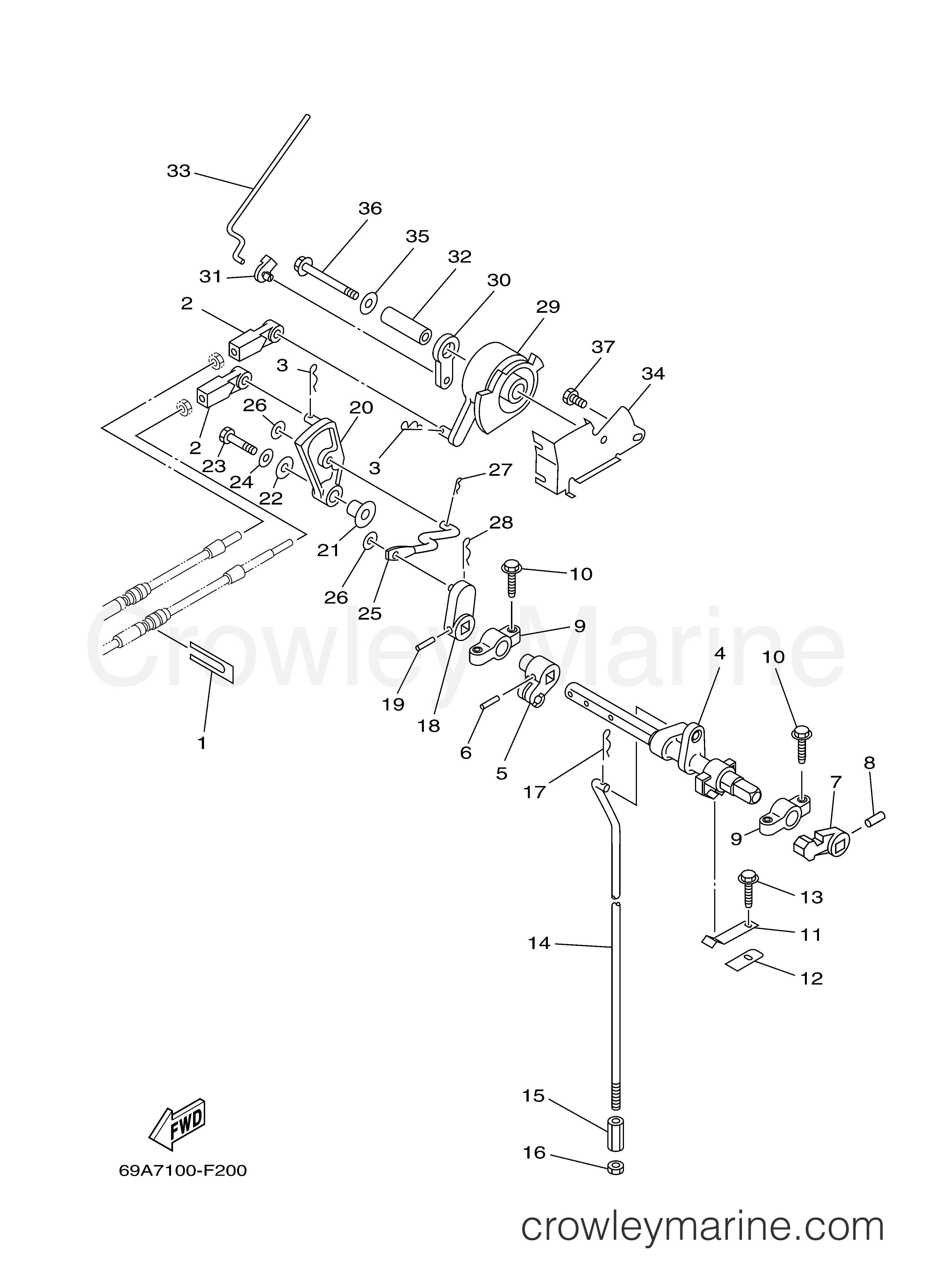 Yamaha Motors F15PLH - CONTROL
