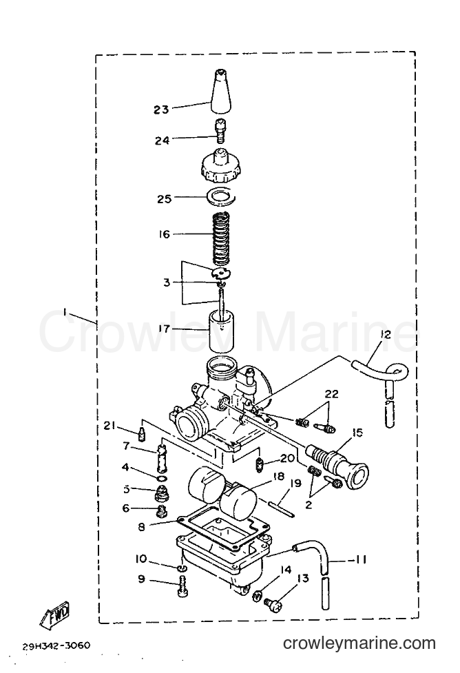 1986 Scooter DT50 - DT50 (29H) [999] - CARBURETOR
