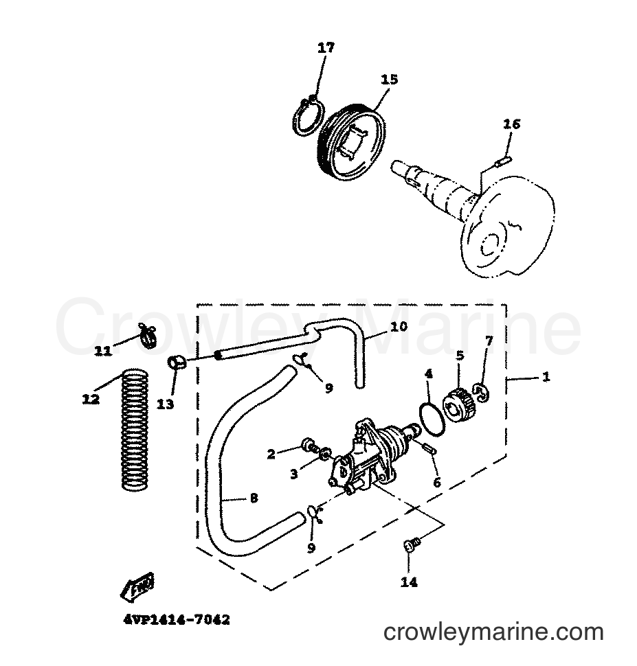 2000 Scooter YW100T - YW100T (5JY2) [010] - OIL PUMP