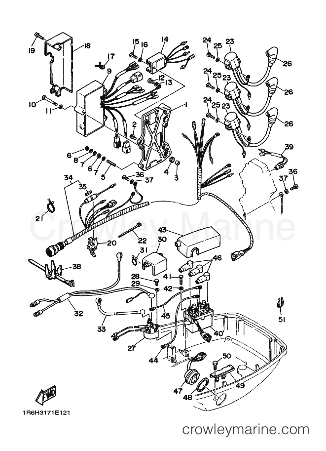Yamaha Motors 70B (6H3) [030] - ELECTRICAL