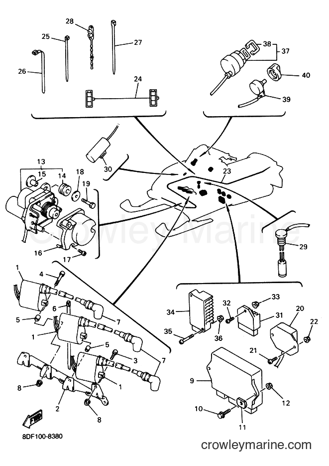 Yamaha Motors SRX600 (8DF1) [030] - ELECTRICAL 1